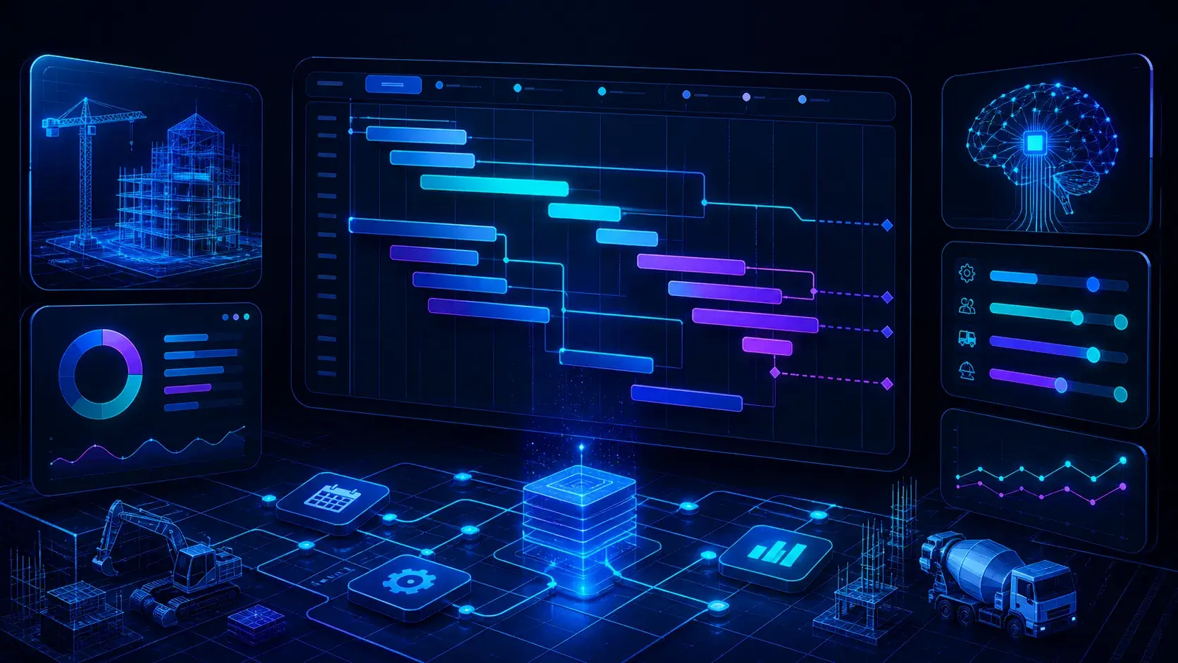 5 Ways AI is Transforming Project Scheduling visual representation