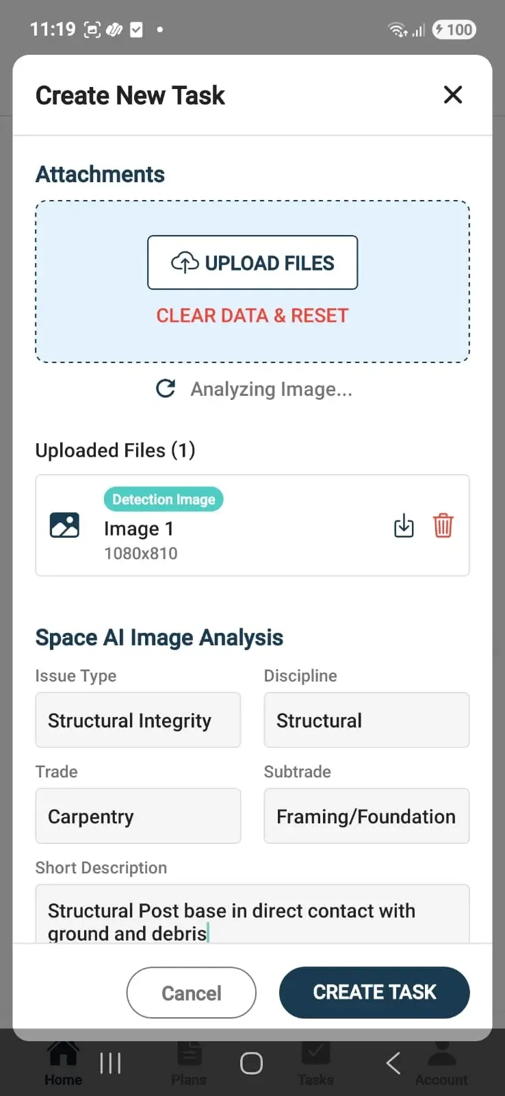 Space Vision | AR Site Intelligence visual representation