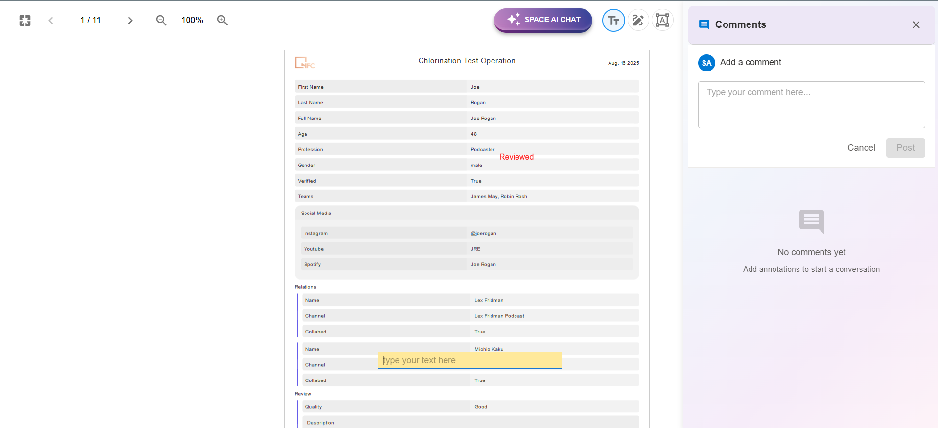 PDF Viewer and Annotation