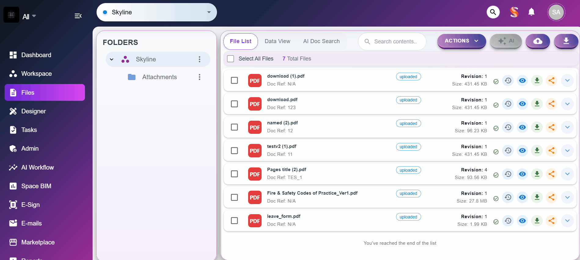 Centralized Document Repository