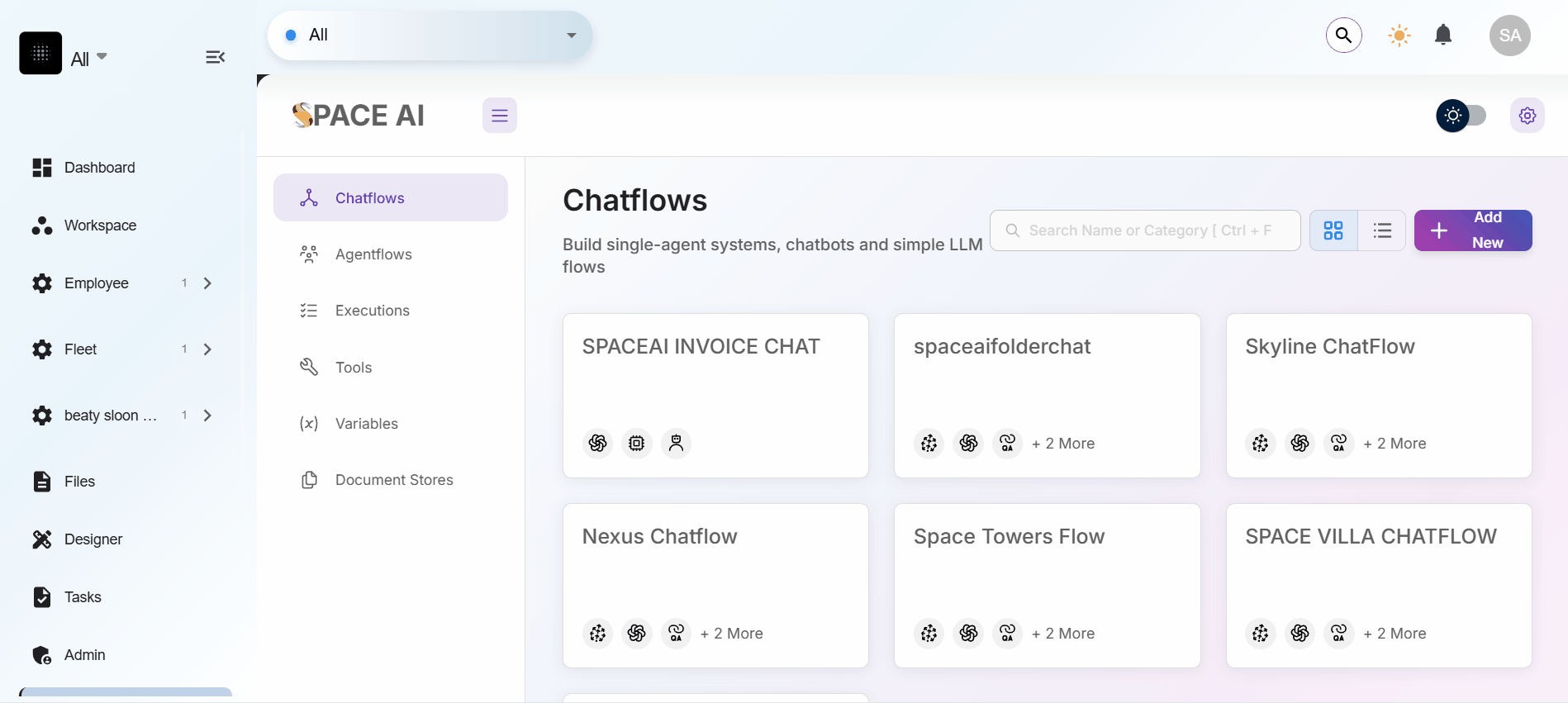 AI Workflow Orchestration animation